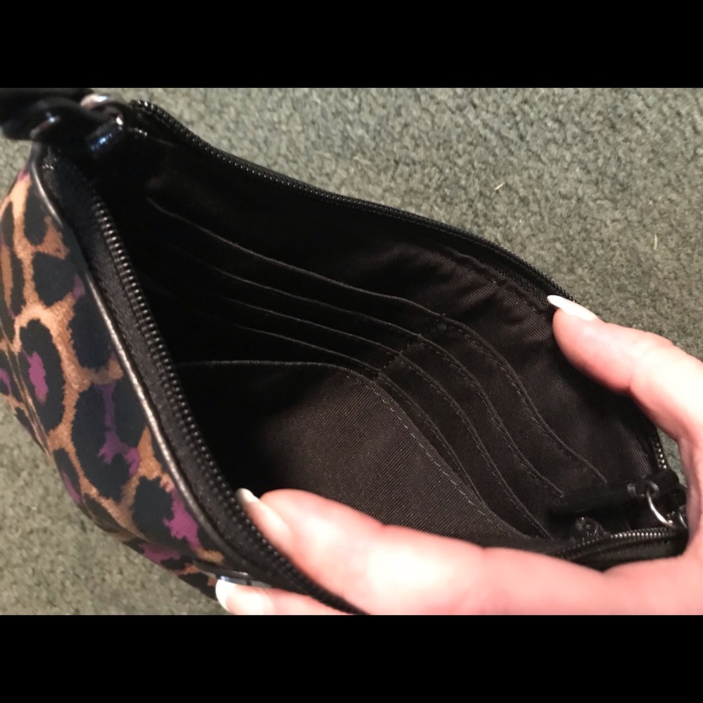 Coach Leopard print wallet/ Clutch